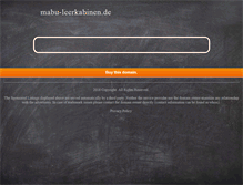 Tablet Screenshot of mabu-leerkabinen.de
